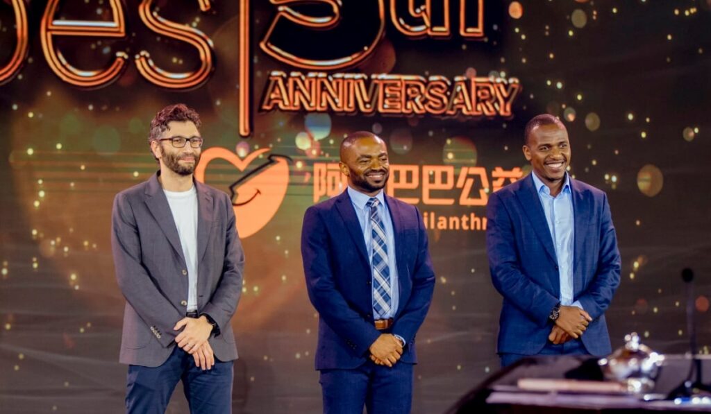 The top three winners of Africa's Business Heroes 2023